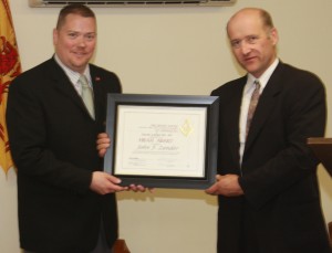 Northfield's John Zander receives Hiram Award