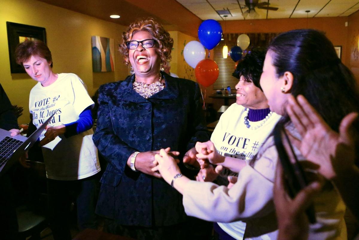 Ferguson candidates watch results