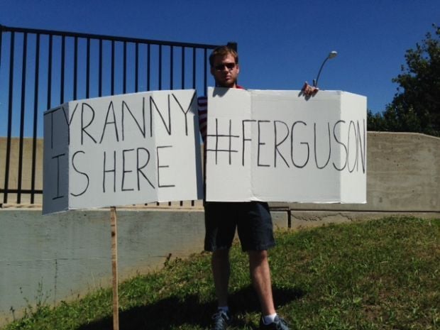 Ferguson protester