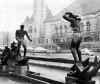 A Look Back • Nudity of statues at fountain dedication causes a ruckus  