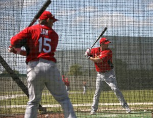 The St. Louis Cardinals at spring training in Jupiter, Fla.