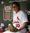 La Russa with glove