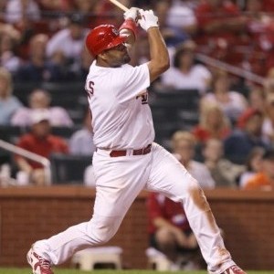 Albert Pujols hits a solo home run