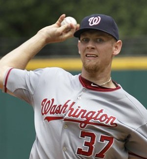 Strasburg done in 6th of 2nd start  