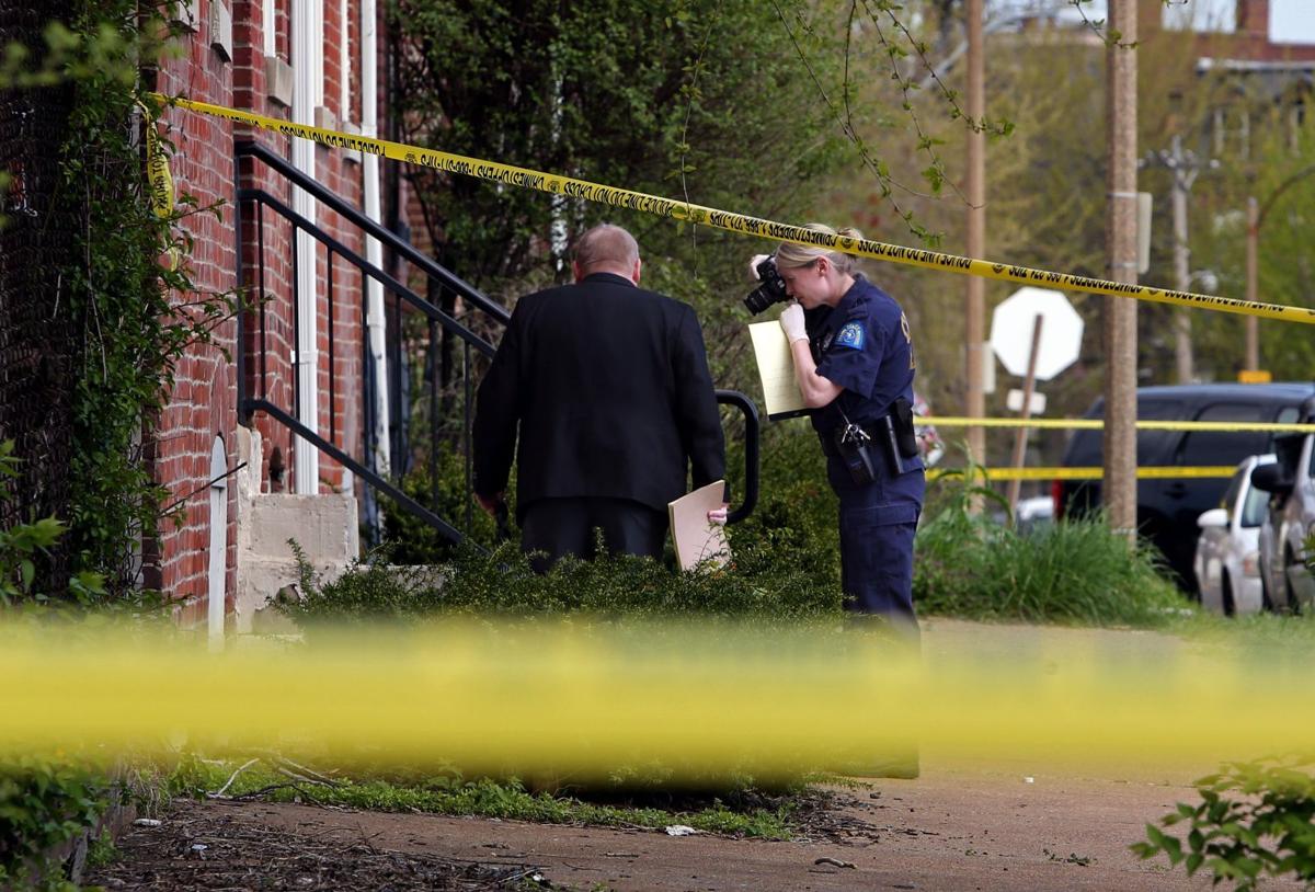 Police investigate a double homicide in St. Louis