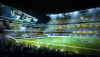 Proposed riverfront stadium, owners' suite view