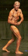 POKIN AROUND: Retired accountant morphs into body builder at 64  