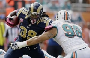 Rams fall to Dolphins 17-14