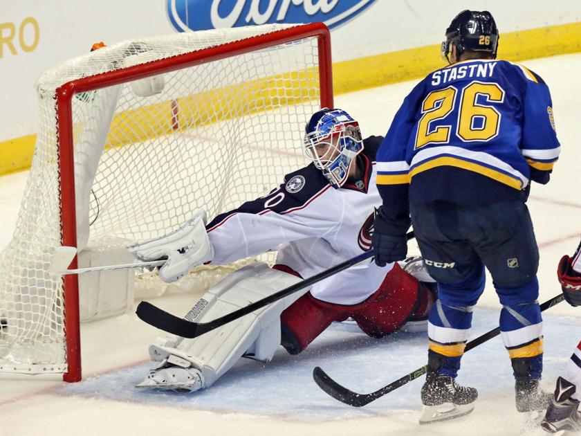 Blues open preseason with 7-3 win over Columbus