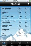 iPhone App for Ski and Snow report