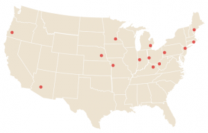 Where were the biggest Powerball jackpots won?
