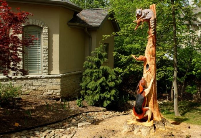 Creative ideas for tree stumps : Lifestyles
