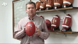 Video: Watch how Super Bowl footballs are made