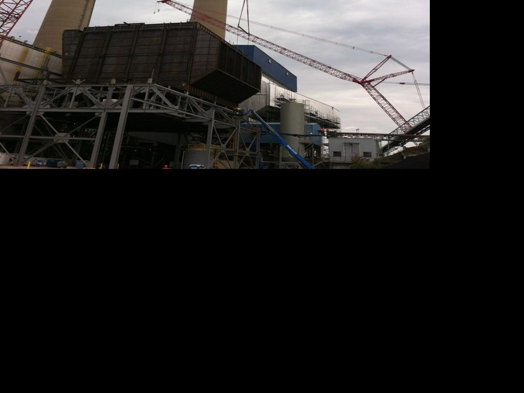 Labadie power plant construction
