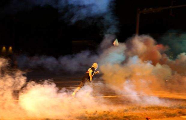 Violence again in Ferguson