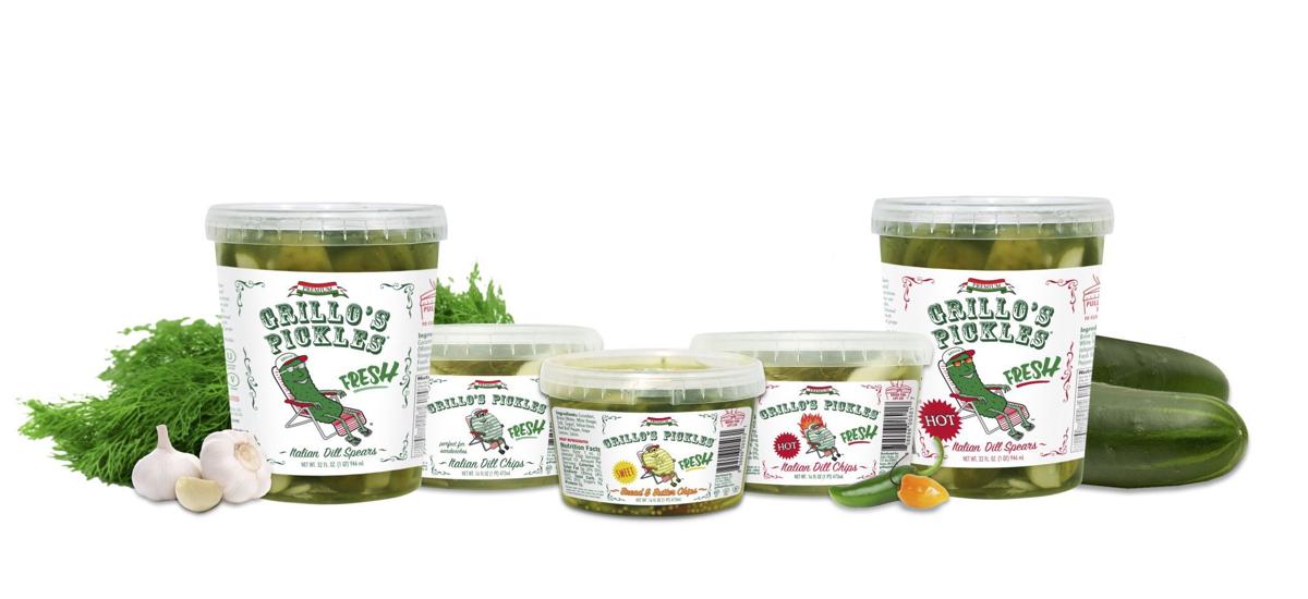 Best Bites Grillo's Pickles Hot Italian Dill Spears Food and cooking