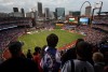 Foul poles coming down at Busch