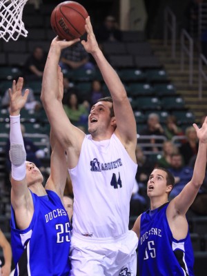 Ryan Rosburg scores