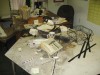 Carnahan's campaign office after an apparent fire bombing early Tuesday morning