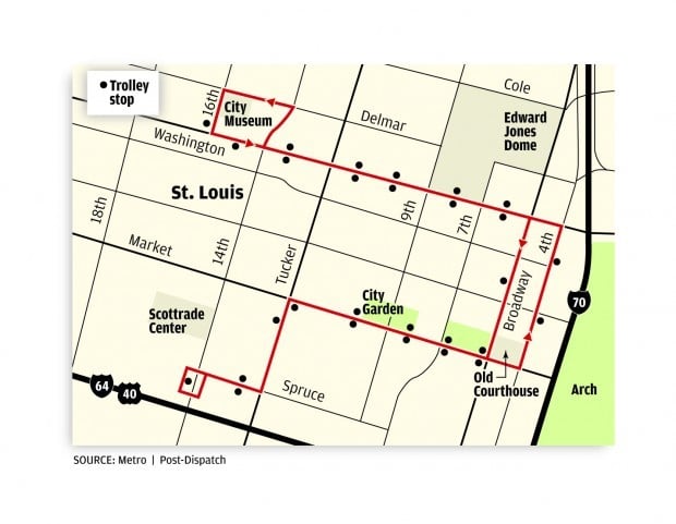 &#39;Trolleys&#39; hit roads in downtown St. Louis : News