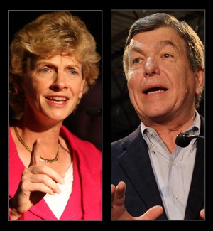 Robin Carnahan and Roy Blunt
