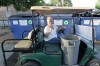Golf carts in Soulard