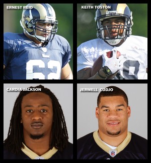Rams players