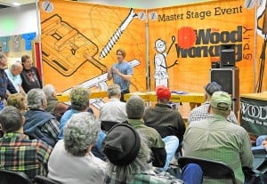 Huge crowd enjoys seeing the sawing at St. Louis Woodworking Show