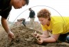 Immigrant and refugee urban farming class