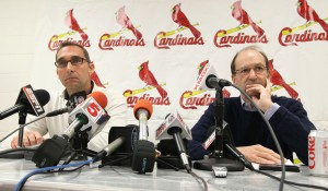 The St. Louis Cardinals at spring training in Jupiter, Fla.