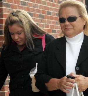 Mary Wild arrives at Jefferson County Courthouse