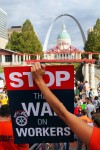 Rally downtown