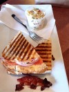 Cafe's cuisine makes a strip mall bearable  