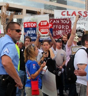 Rally downtown