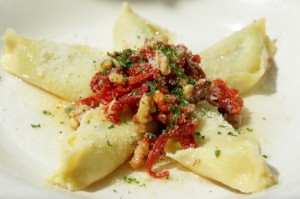 	May, 18, 2009--Stellina Pasta Cafe agnolotti made with herbed cheese, sundried tomato and pecans. Dawn Majors dmajors@post-dispatch.com