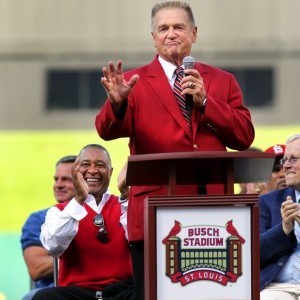 Hall of Famer Whitey Herzog has numbered retired at Busch Stadium