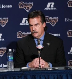 New Rams coach Jeff Fisher at news conference