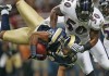 The St. Louis Rams played the Baltimore Ravens in a preseason football game at the Edward Jones Dome in St. Louis, Mo.