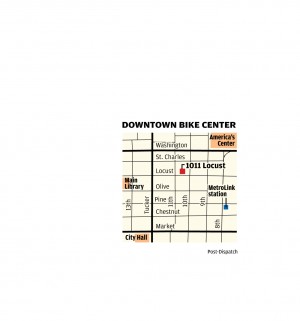 Downtown bike center