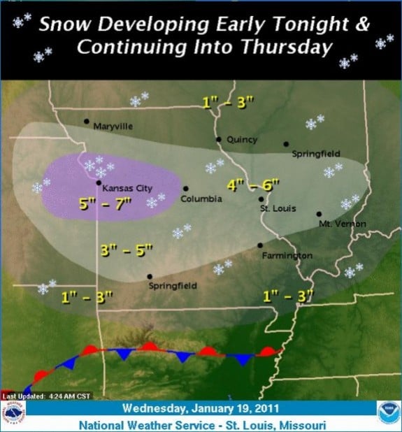 Winter storm heading toward St. Louis | Metro | 0