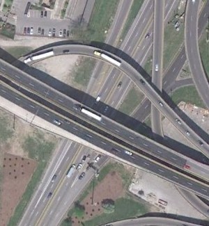 I-70 and I-64 interchange