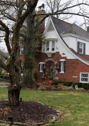 The eighty year-old Tudor style home was purcahsed by Garrett C. Reuter, in 1980.
