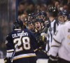 The St. Louis Blues played the Dallas Stars at the Scottrade Center in St. Louis, Mo.