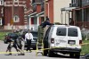 Heavily armed robbers heist armored car