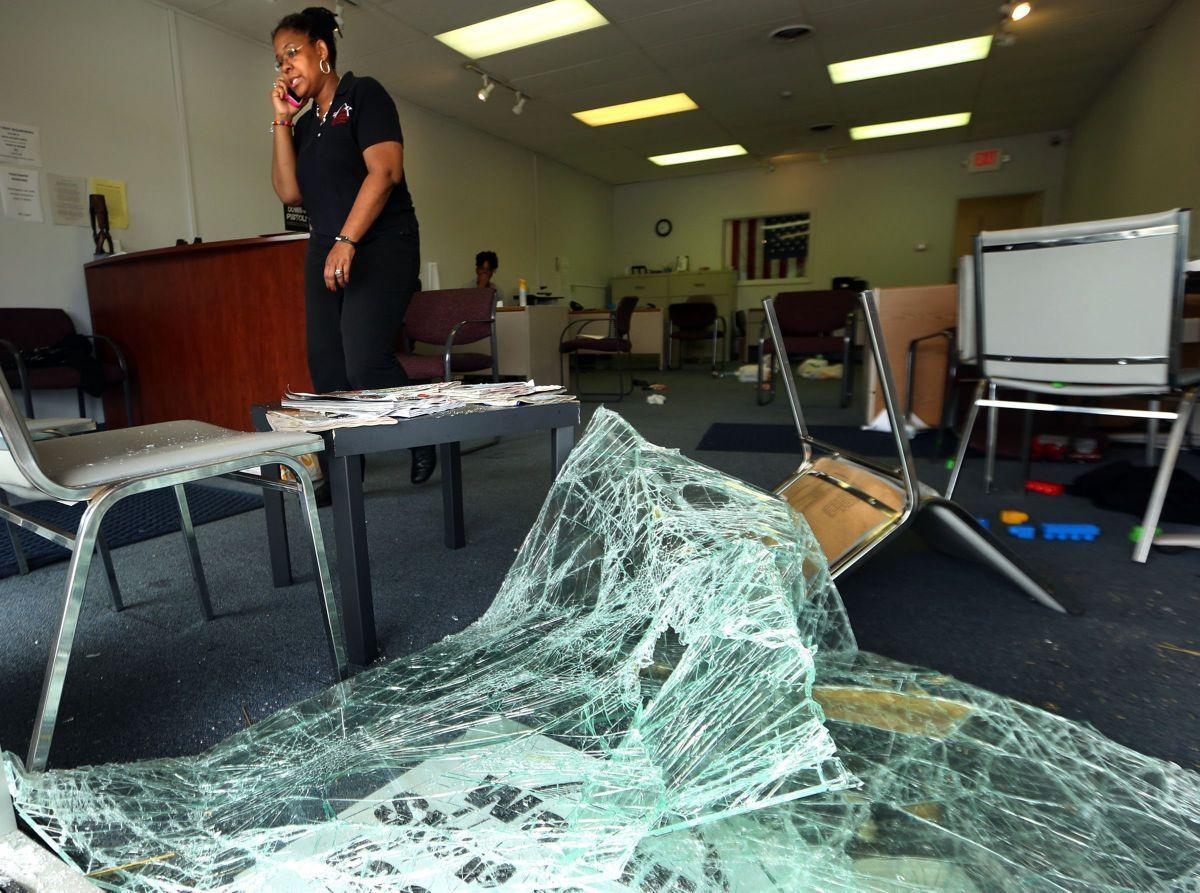 Vandals break Better Family Life Neighborhood Center's front window