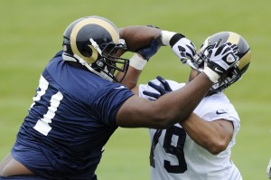 Newest Rams player weighs in at 403