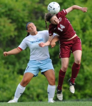 SOCCER: Littleton's two goals lift Notre Dame over DuBourg