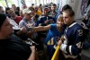 Jaroslav Halak introduced to Blues Fans