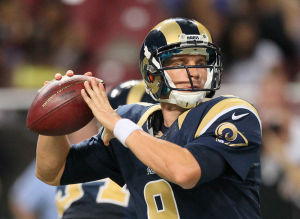 New Rams QBs hit the ground running