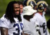 Rams training camp with Steven Jackson